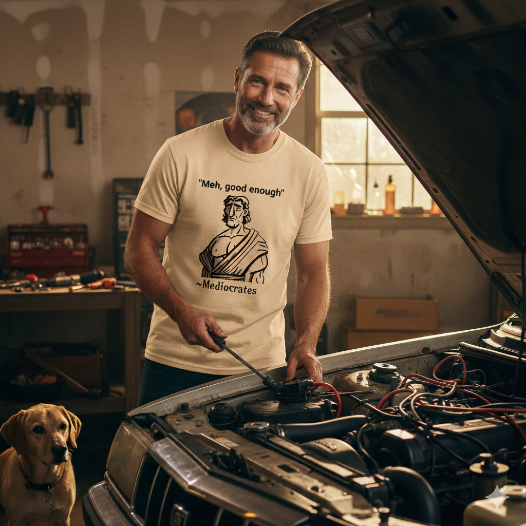 "good enough" tee — the ultimate underachiever uniform "good enough" tee — the ultimate underachiever uniform