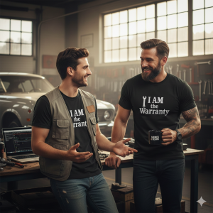 warranty engineered | industrial graphic tee